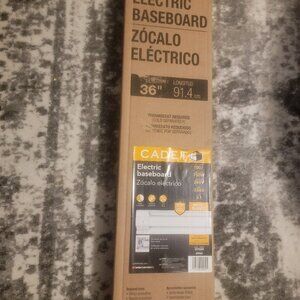 Baseboard electric heater